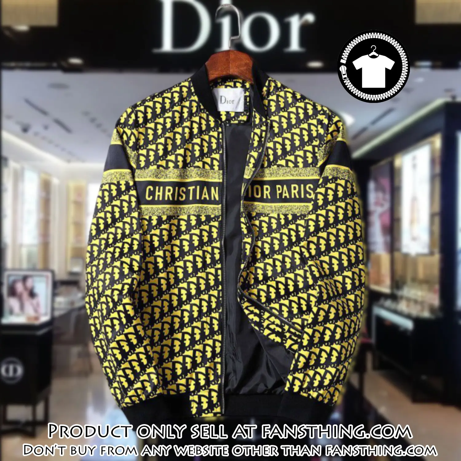 Dior luxury brand varsity zipper jacket vst1034 fst0652021
